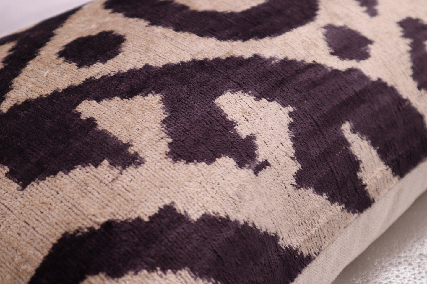 Canvello Handmade Decorative Black White Down Feather Pillow - 16"X24" - Loft&Timber