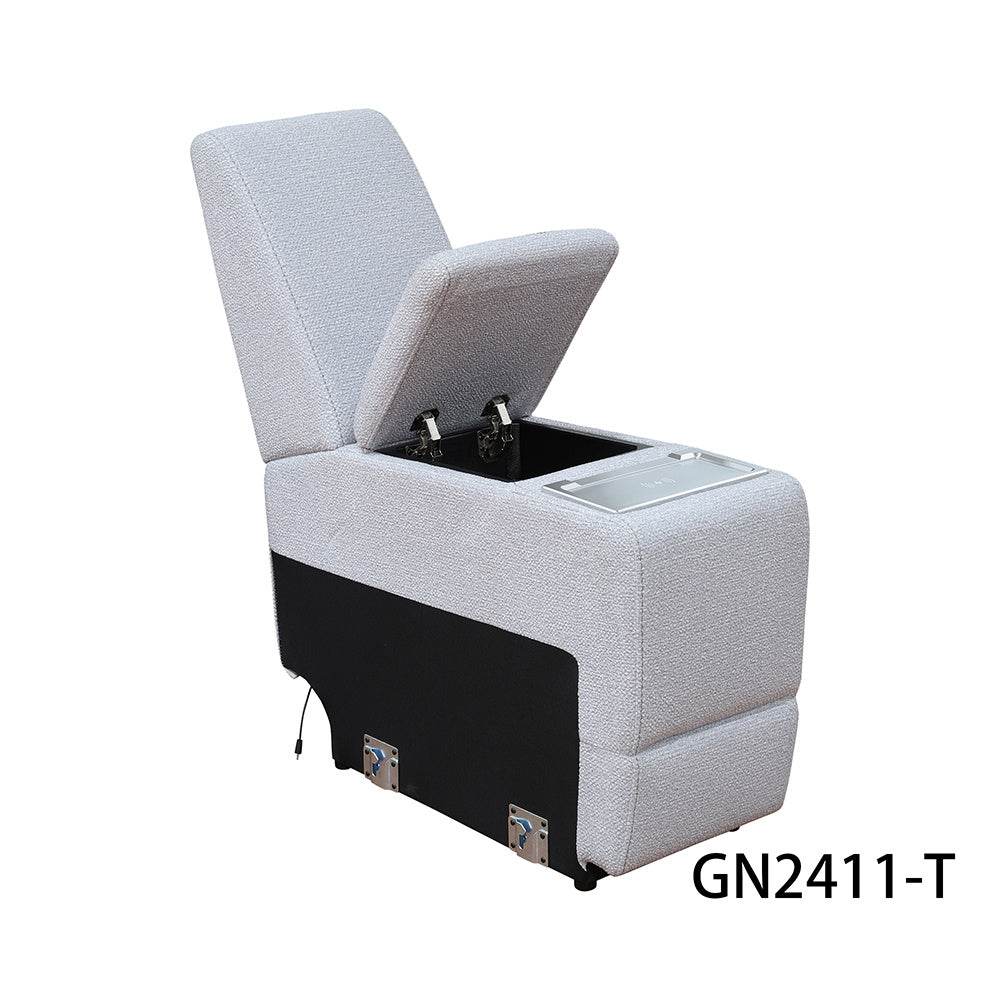 sofa Off-white Lambswool 4-Piece Living Room Recliner Sofa - Loft&Timber