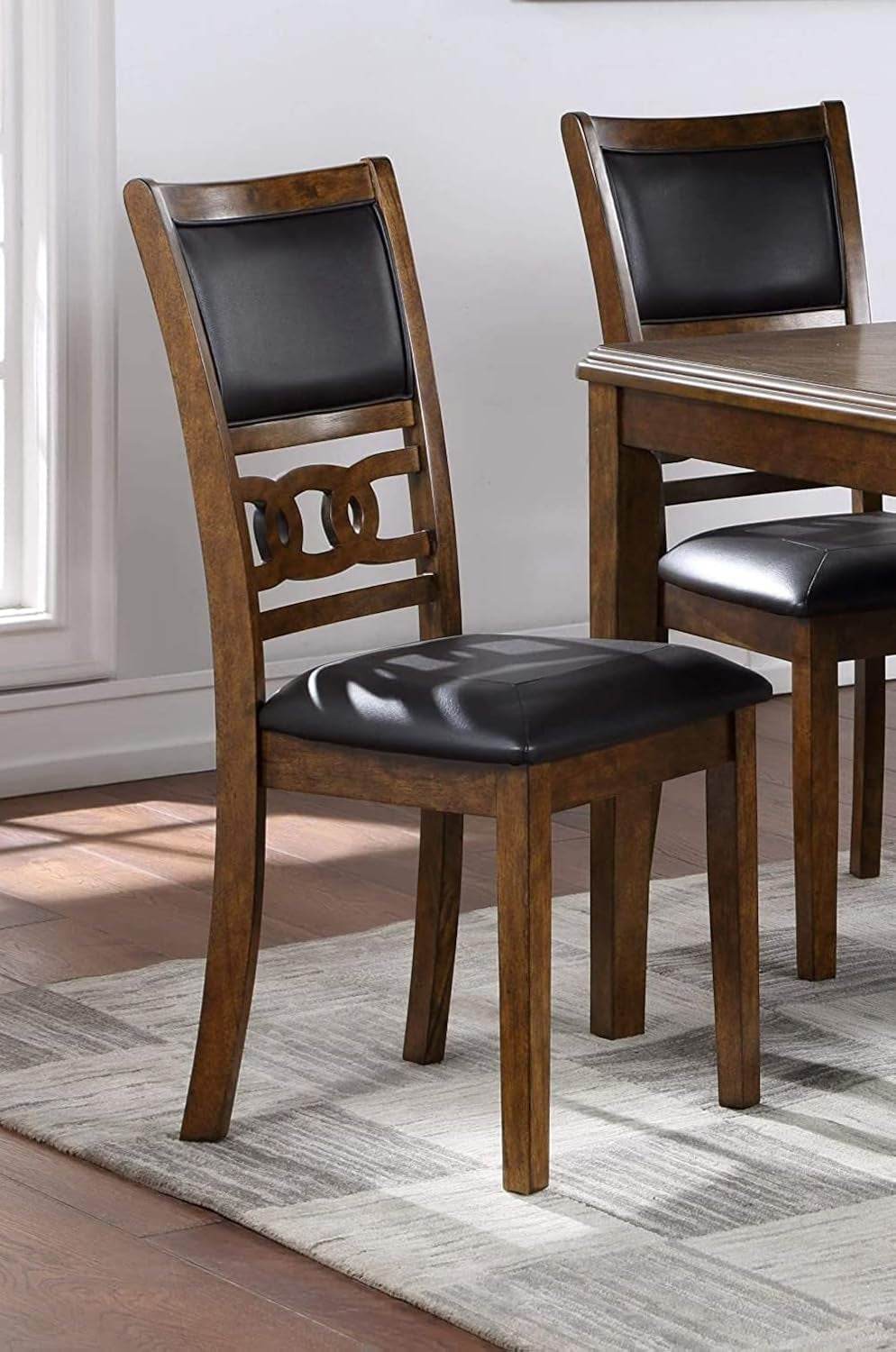 Gia Dining Chairs, Set of 2, Brown - Loft&Timber