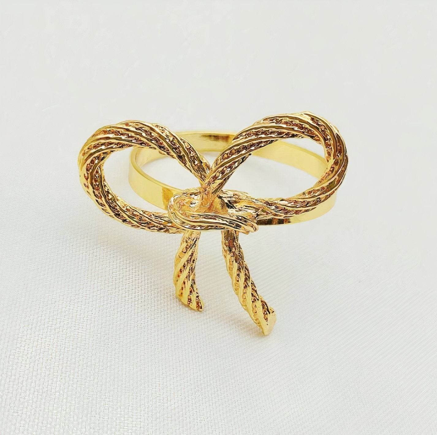 Bow Napkin Ring Set of 6 - Loft&Timber