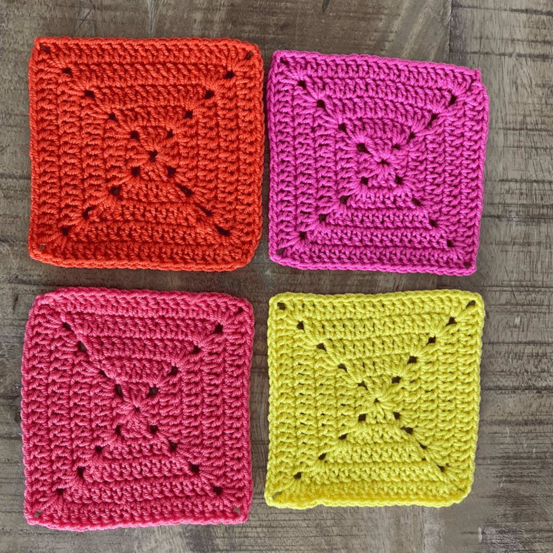 Square Crochet Coasters Set of 4 - Loft&Timber
