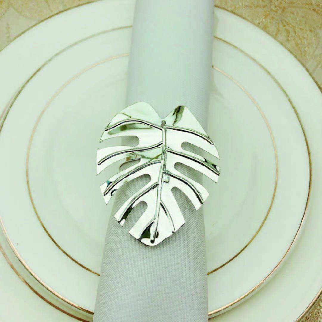 Leaf Napkin Ring Set of 6 - Loft&Timber