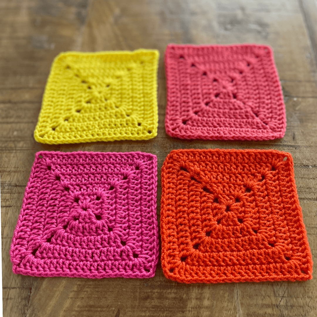 Square Crochet Coasters Set of 4 - Loft&Timber