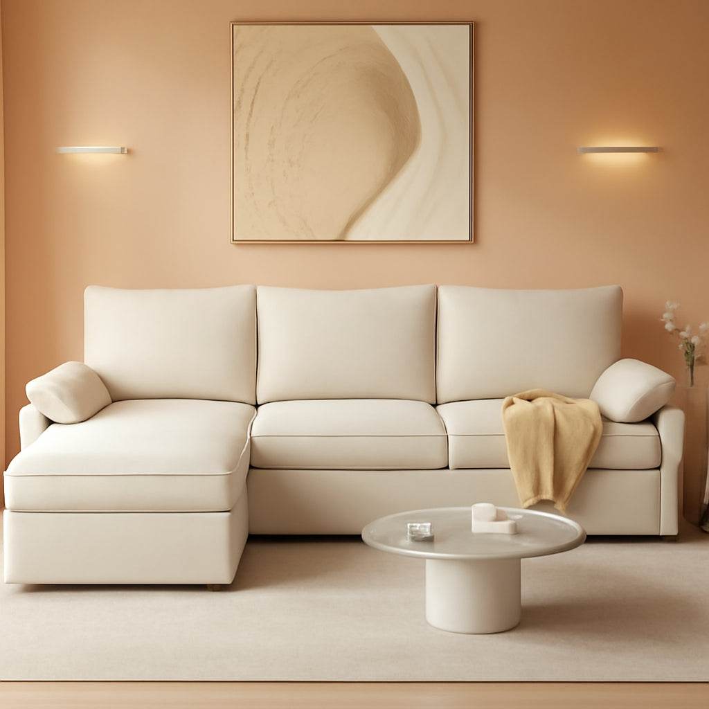 Comfy 108 Inch Modular Sectional Sofa With Ottoman - Loft&Timber