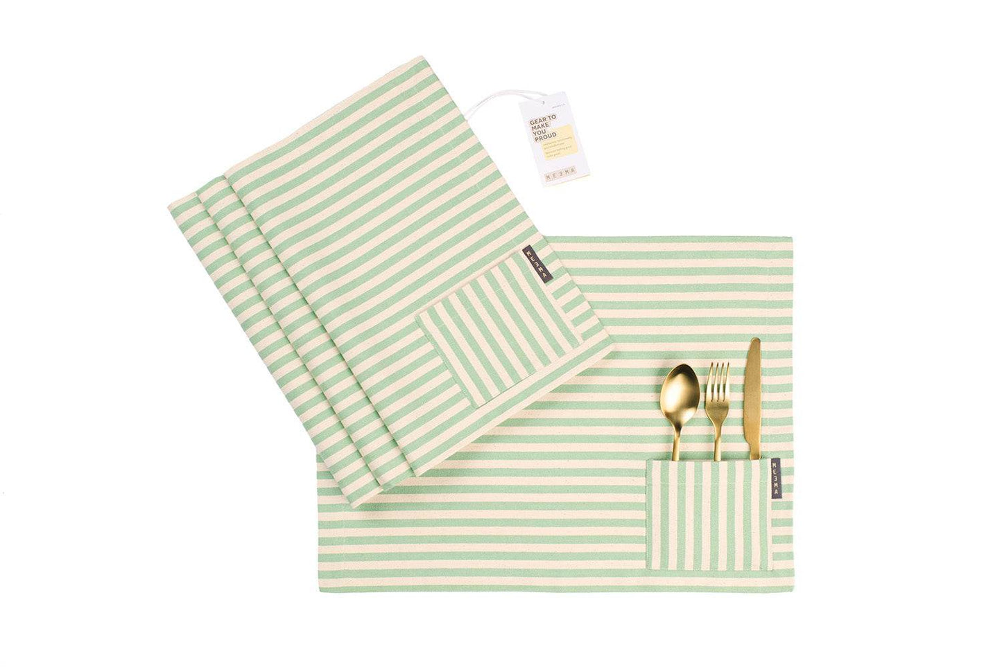 Cotton Cloth Placemats, Set of 4 - Loft&Timber