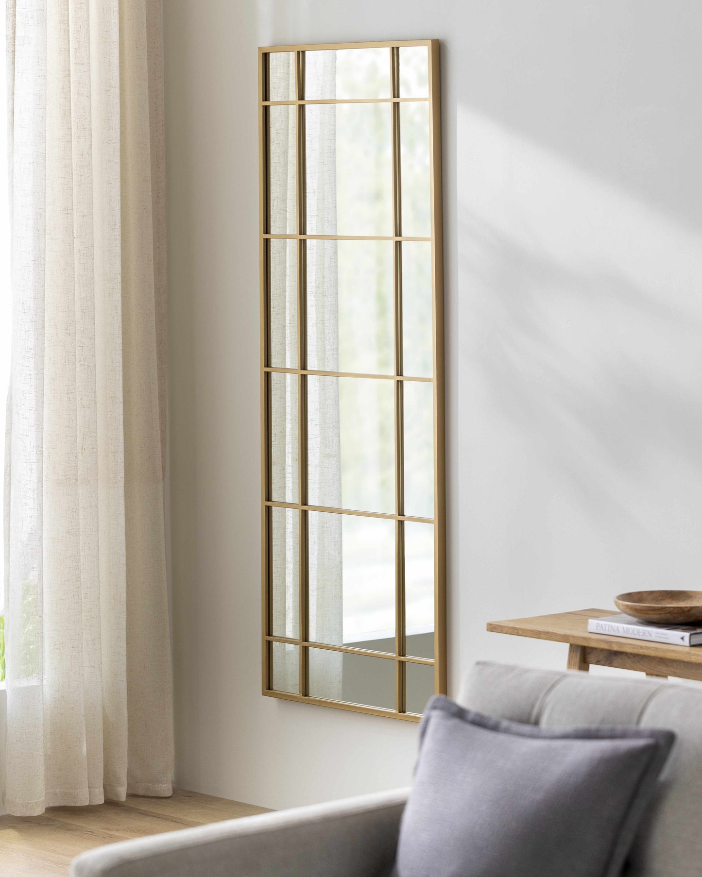 Cersosimo Round Gold Framed Mirror-2