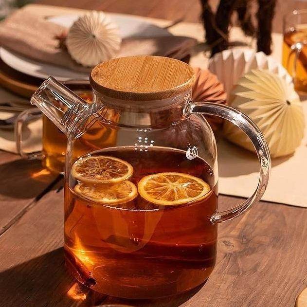 Thermo Glass Teapot 54 Fl Oz | High temperature and shock resistant - Loft&Timber