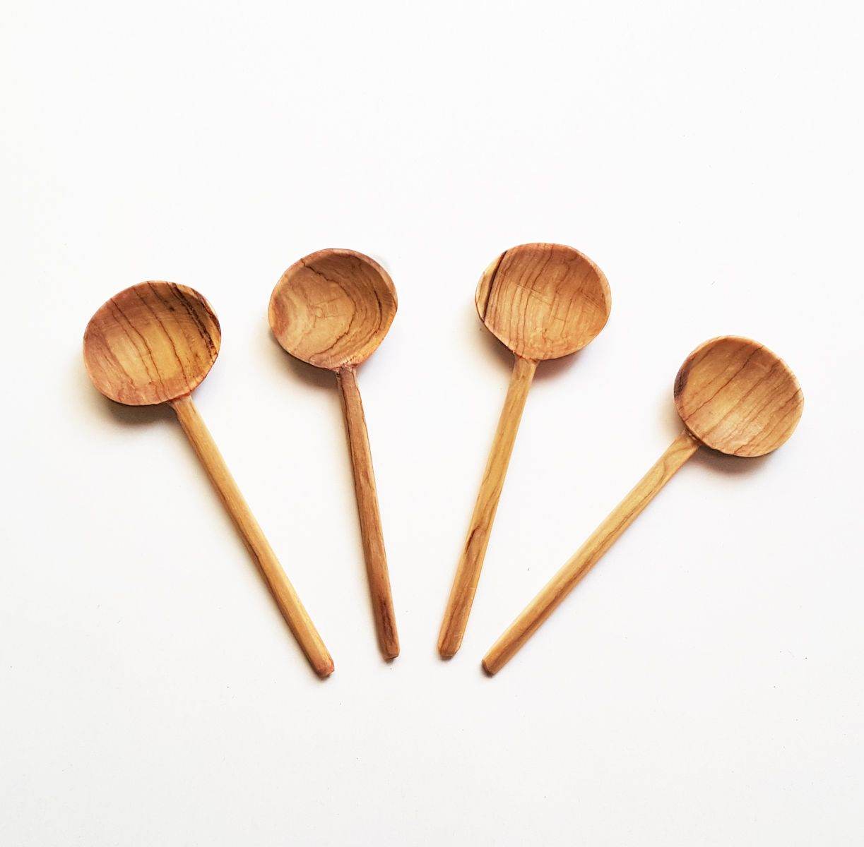 Olive Wood Coffee Spoon Set - Loft&Timber