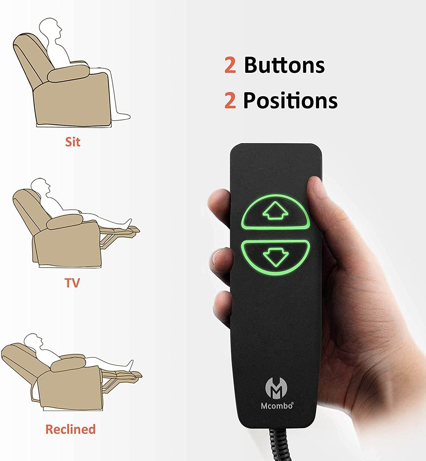 Fabric Electric Power Recliner Chair with Heat - Loft&Timber