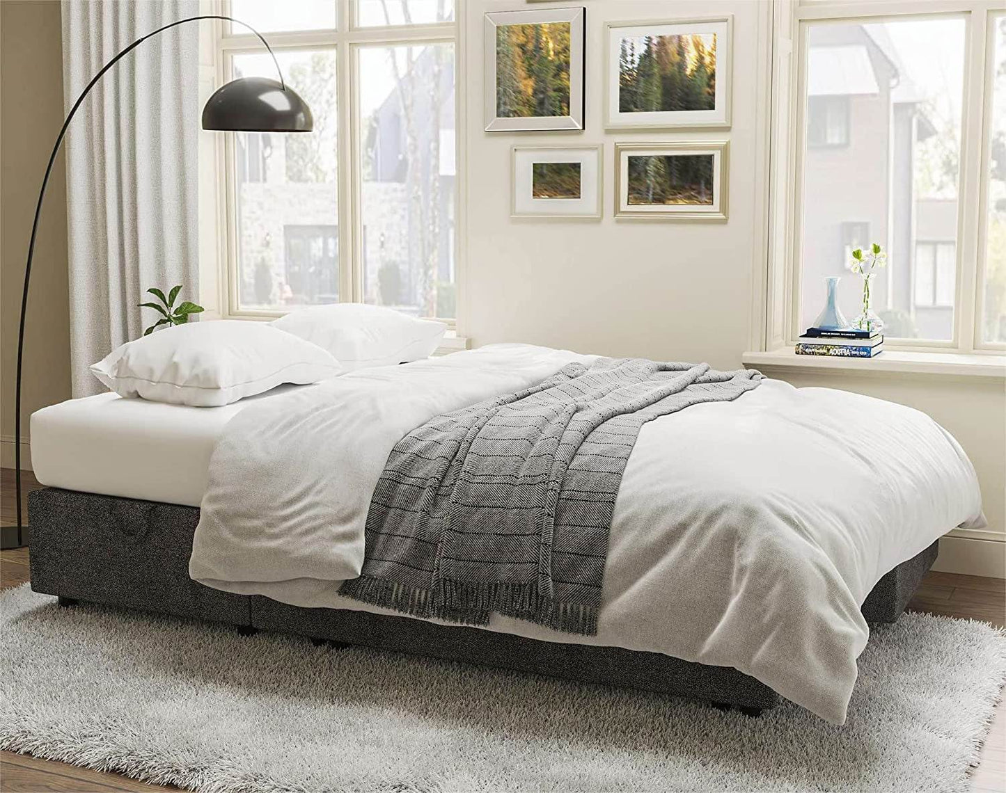 Gray Sectional Sleeper Sofa with Storage Chaise - Loft&Timber