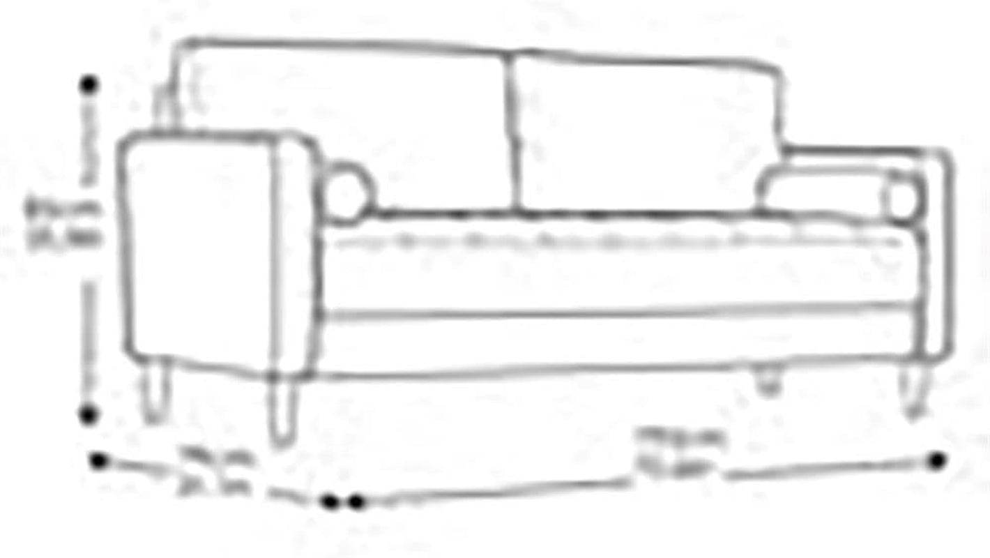 Heather Grey Fabric Sofa Modern, Stylish Design - Loft&Timber