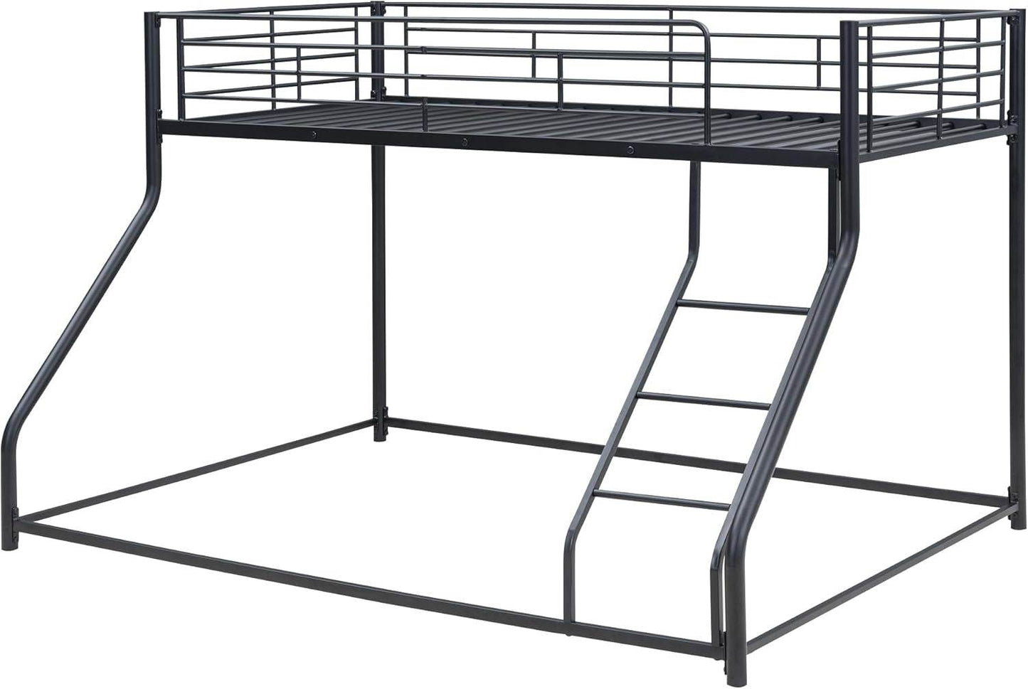 Twin over Queen Bunk Bed frame in Black - Loft&Timber