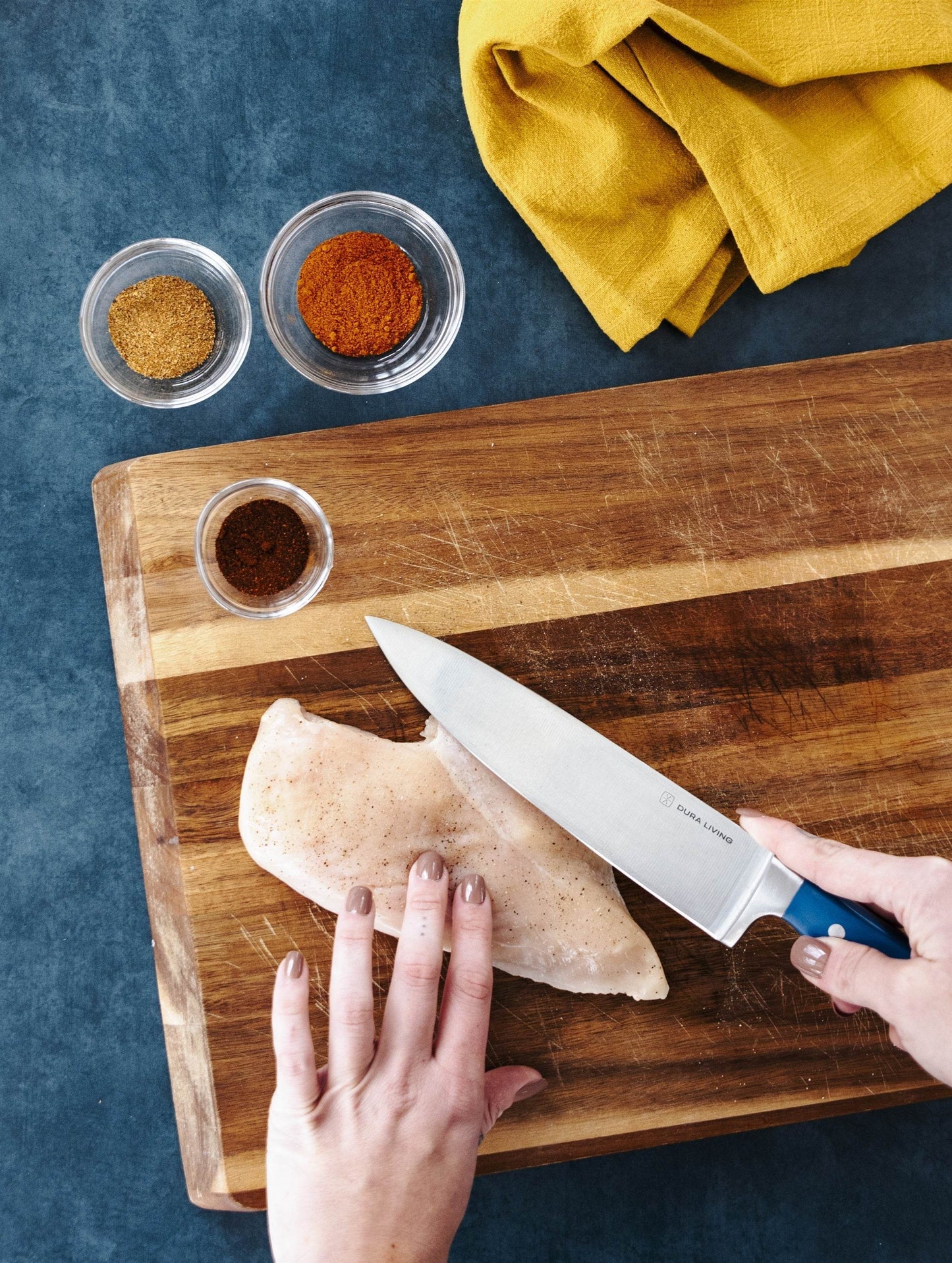 Superior 8 inch Chef Knife - Royal Blue - Loft&Timber