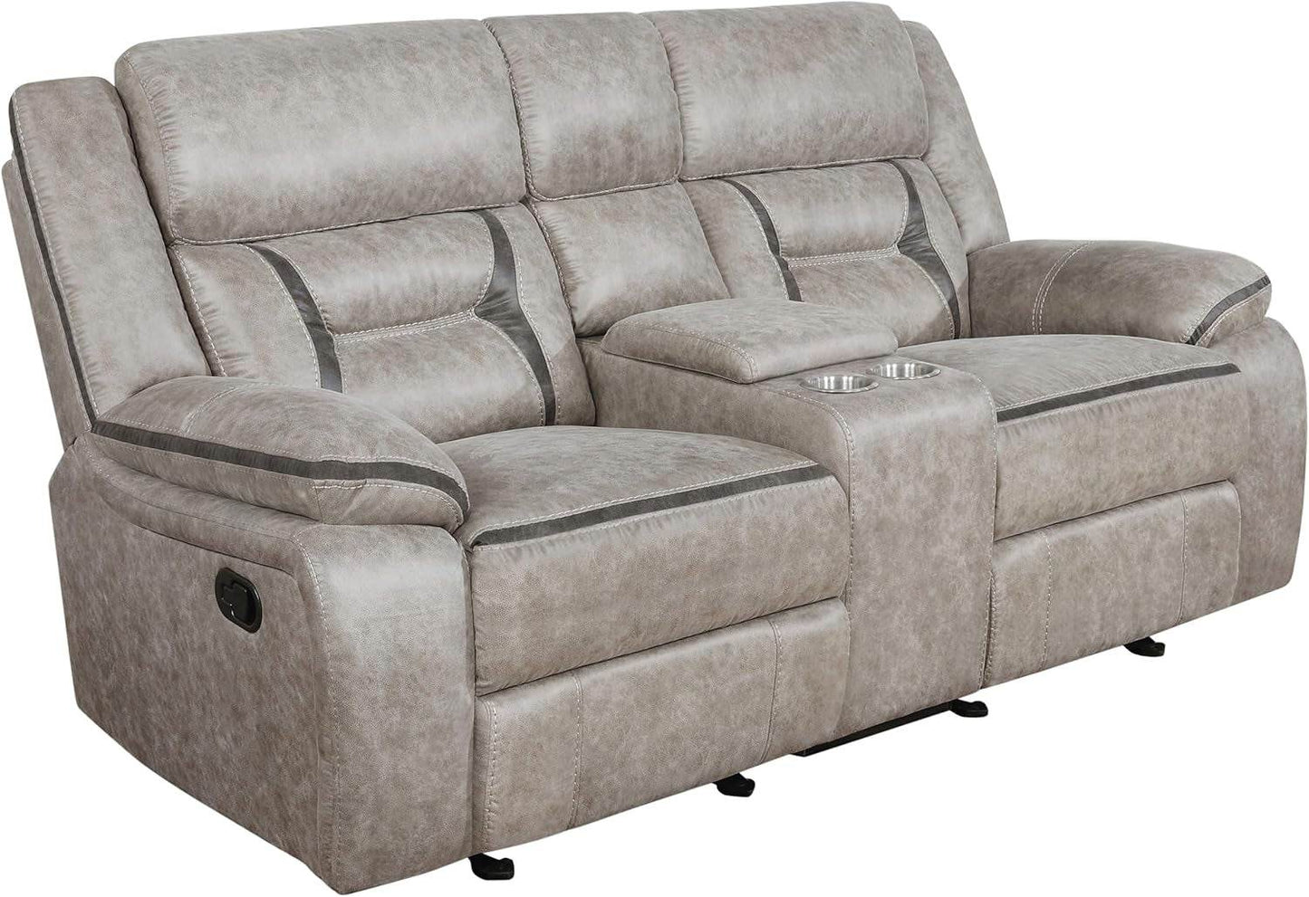 Taupe Recliner Loveseat - Greer rana - Loft&Timber