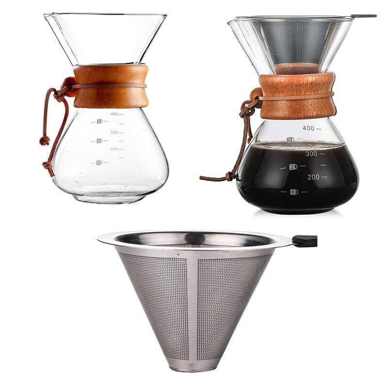 Glass Filter-Free Drip Coffee Maker | No Paper Filters, Pure Coffee Taste - Loft&Timber