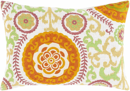 Goldvein Multicolor Floral Lumbar Pillow - Clearance - Loft&Timber