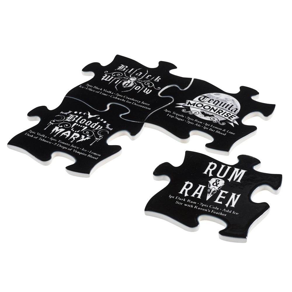 Gothic Cocktail Coasters (Set of 4) - Loft&Timber