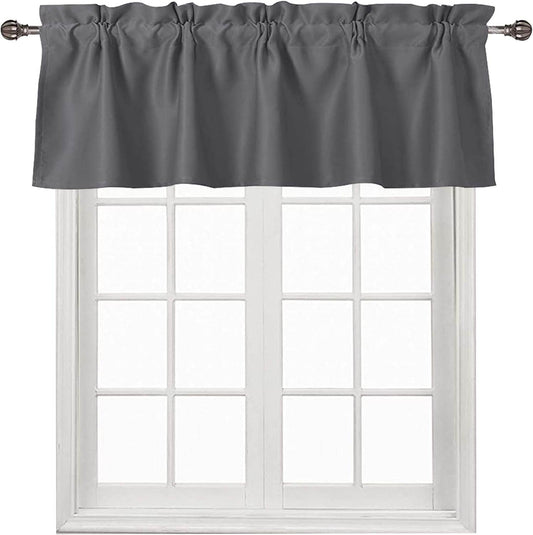 DWCN Blackout Valance Curtains for Kitchen, 1 Panel - Loft&Timber