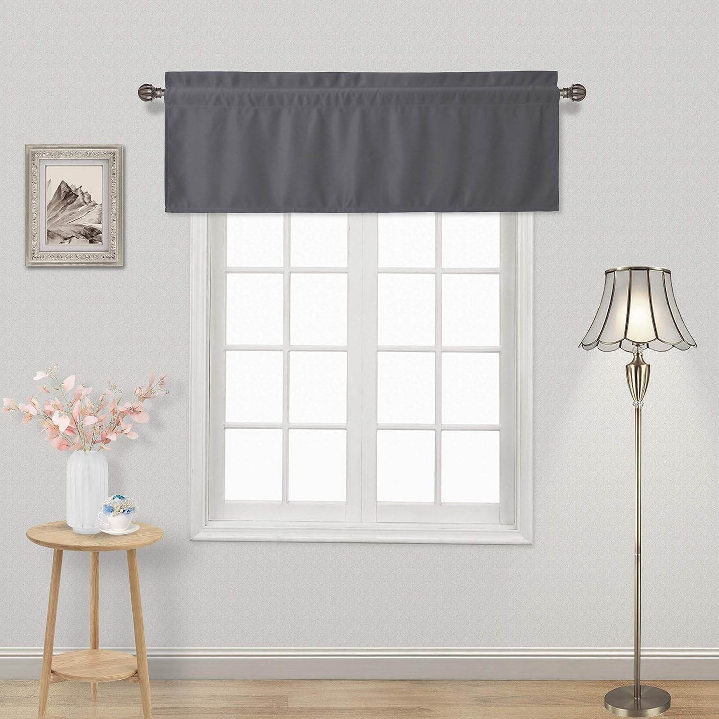 DWCN Blackout Valance Curtains for Kitchen, 1 Panel - Loft&Timber