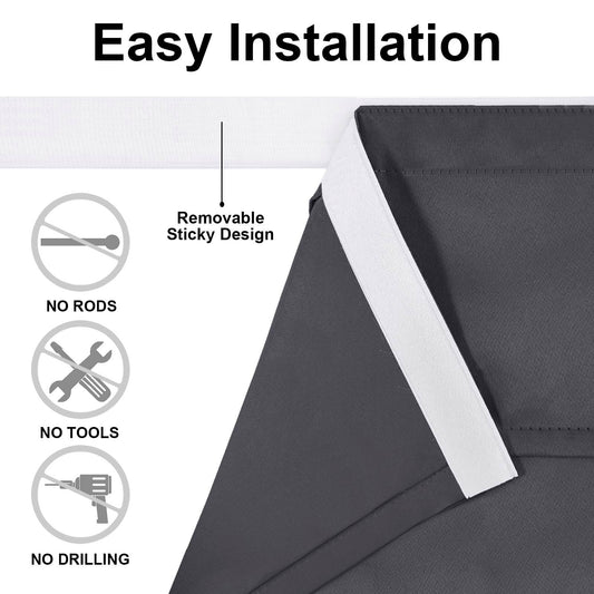 DWCN French Door Curtains, Set of 1 Panel - Loft&Timber