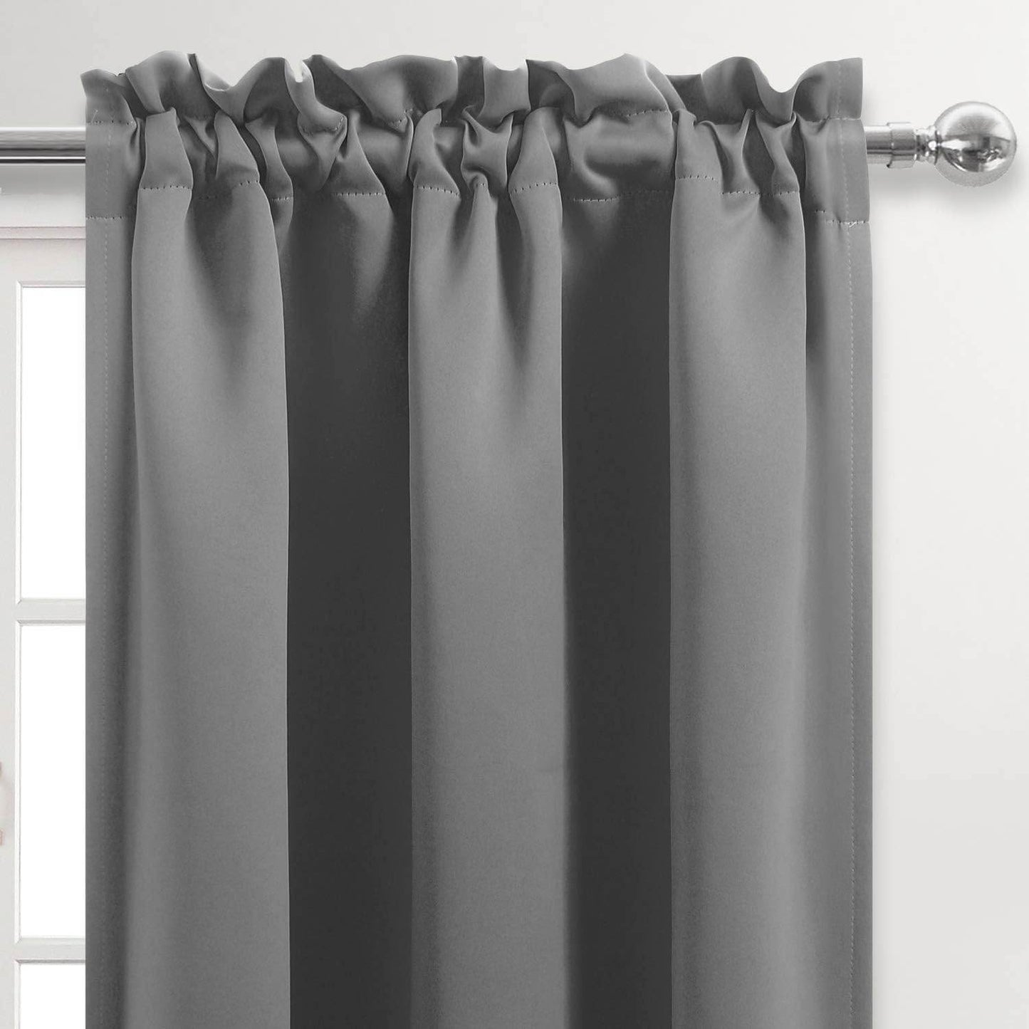DWCN Blackout Valance Curtains for Kitchen, 1 Panel - Loft&Timber