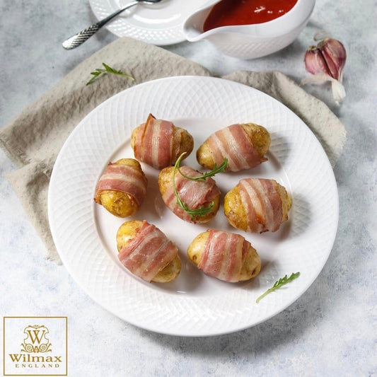 White Round Plate / Platter 12" inch | 30.5 Cm - Loft&Timber