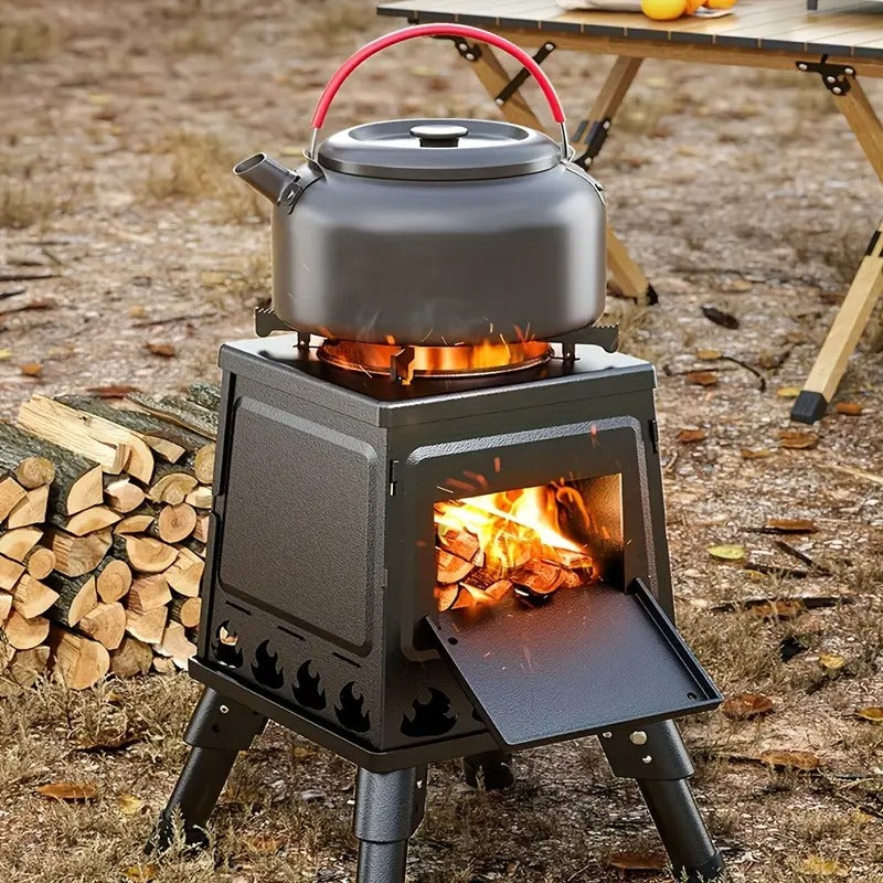 Portable Folding Fire Pit Stove Outdoor Camping Oven-2