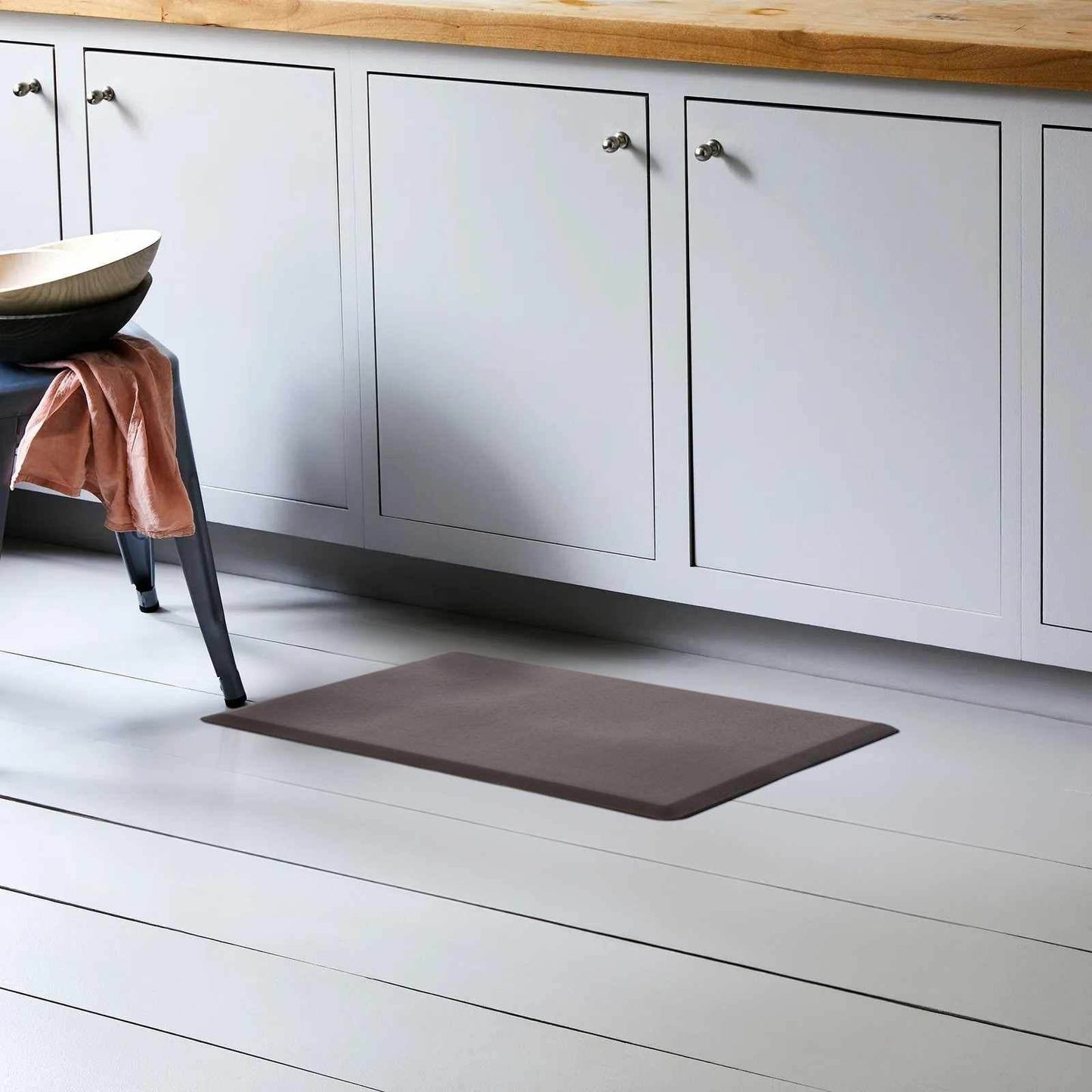 Anti-Fatigue Kitchen Mat, Brown - Loft&Timber