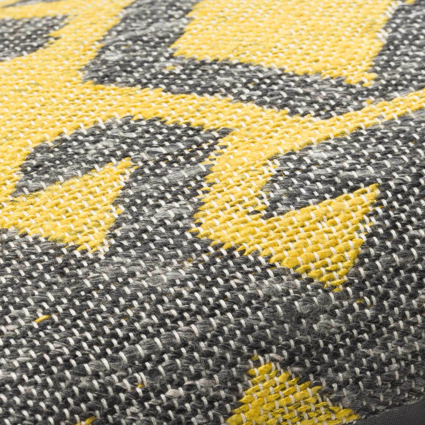 Koronadal Yellow&Grey Geometric Throw Pillow - Clearance - Loft&Timber