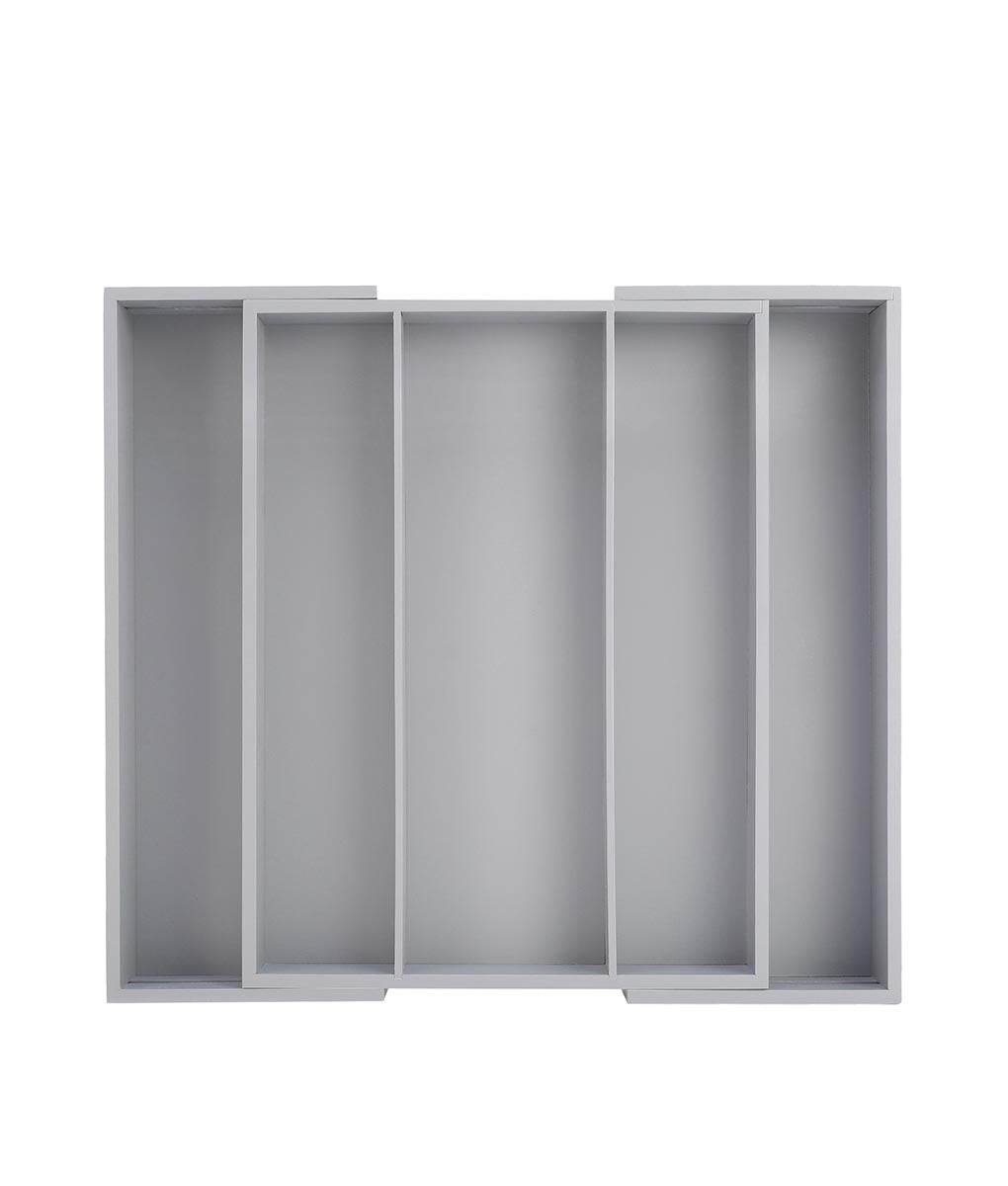 Utensil Holder Drawer Organizer Gray - Loft&Timber