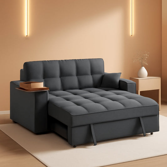 Modern 3 In 1 Folding Sofa Bed With Mattress-0
