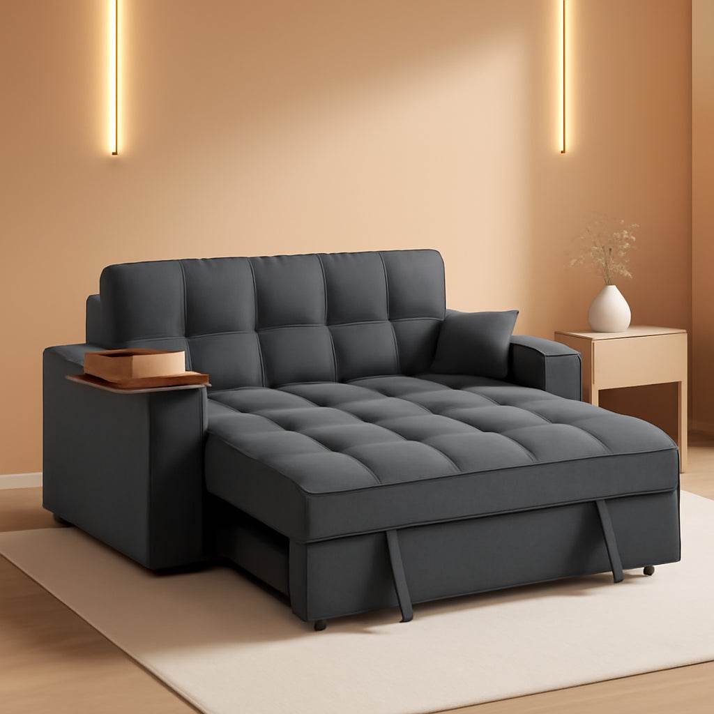 Modern 3 In 1 Folding Sofa Bed With Mattress - Loft&Timber