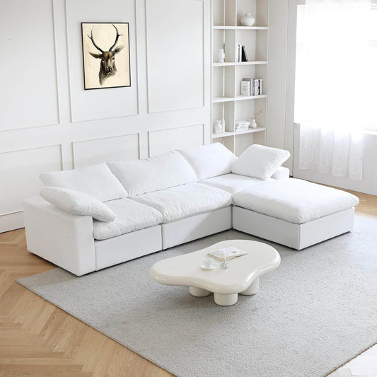 Modern L Shape Cloud Sofa - Loft&Timber