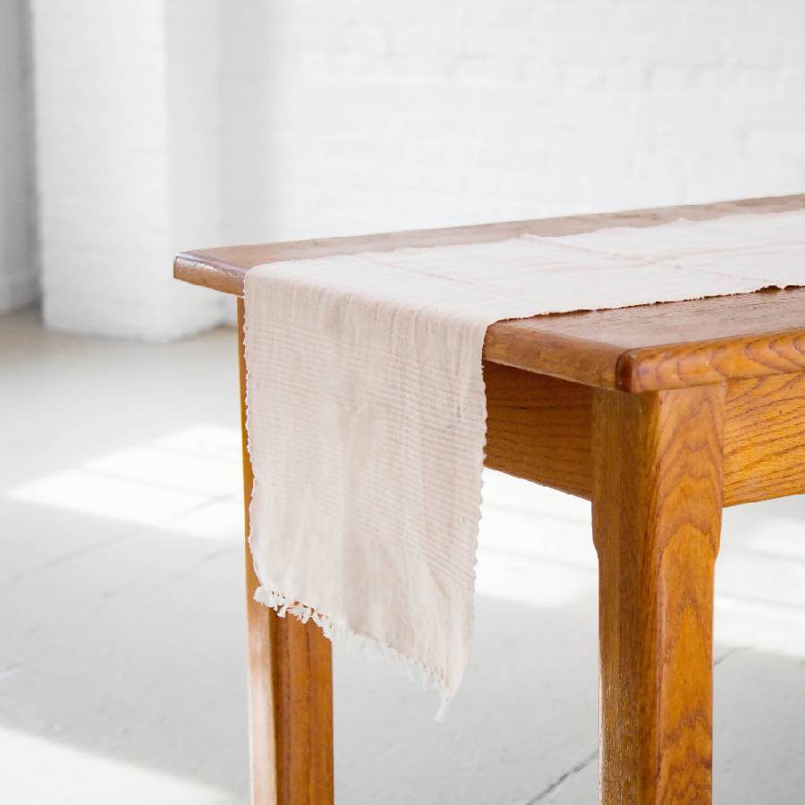 Riviera Cotton Table Runner - Loft&Timber