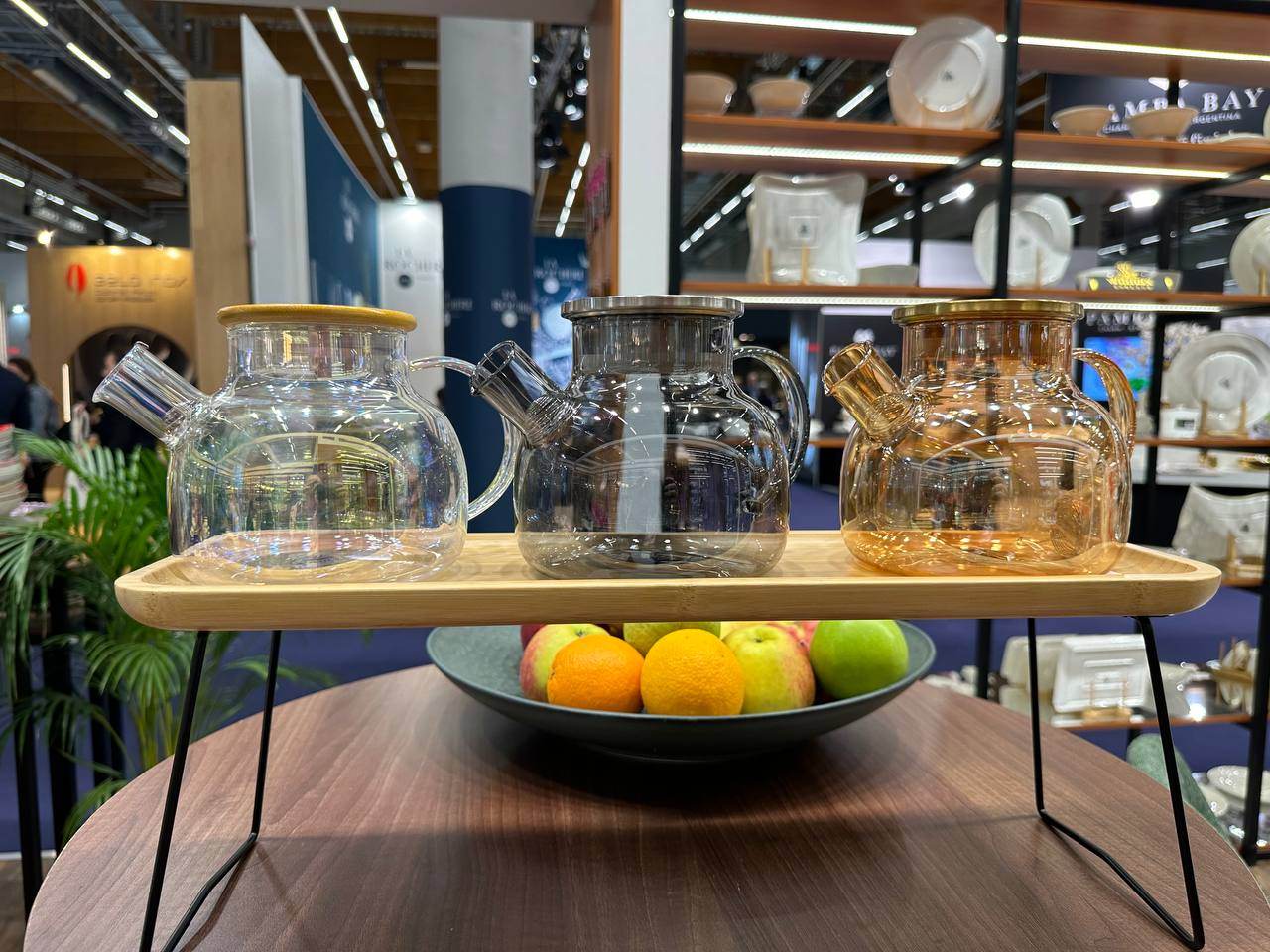 Smoky Grey Thermo Glass Teapot 54 Fl Oz | High temperature and shock resistant - Loft&Timber