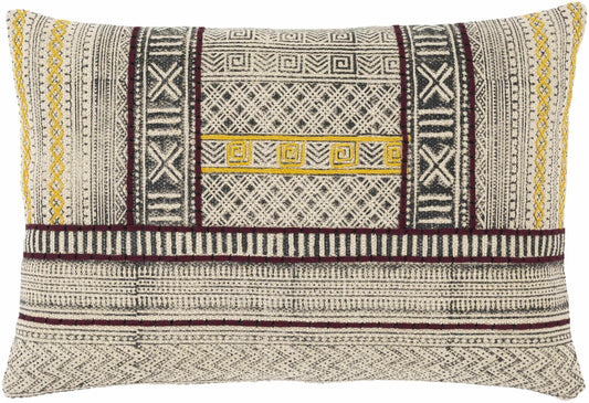Perry Geometric Boho Lumbar Pillow - Clearance - Loft&Timber