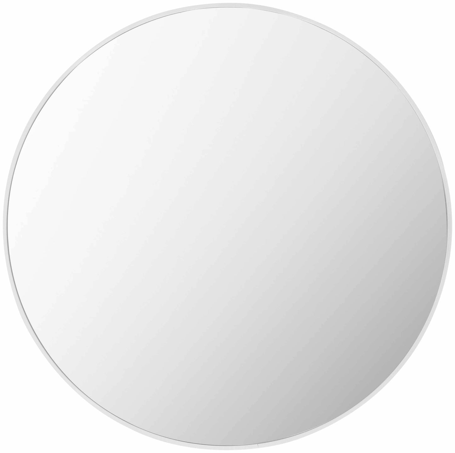 Pontalina Round White Mirror - Loft&Timber