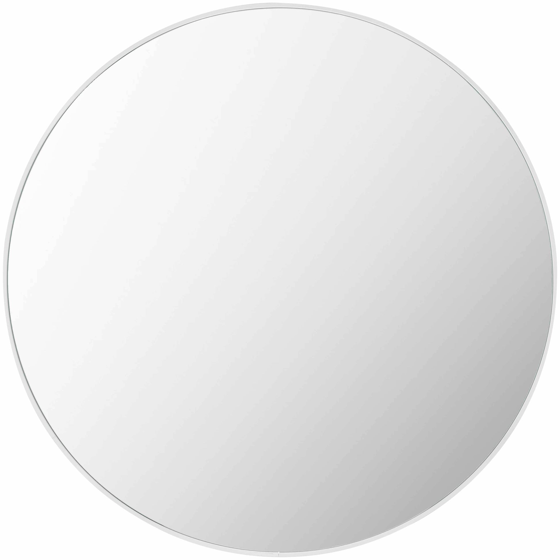 Pontalina Round White Mirror - Loft&Timber