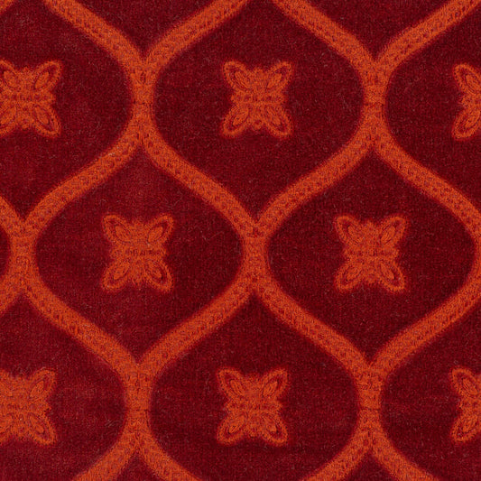 Urbanna Red Floral Cotton Lumbar Pillow - Clearance - Loft&Timber