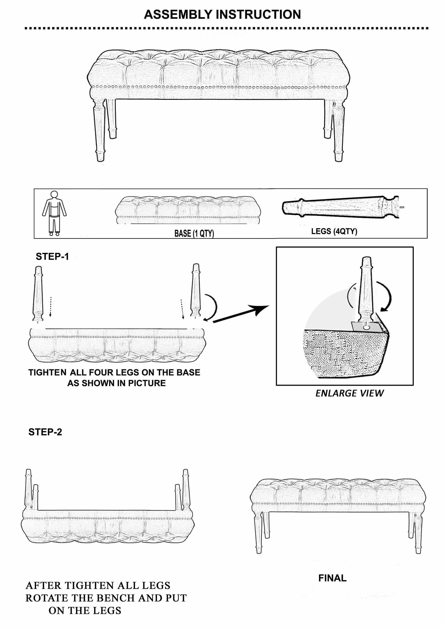 Risaralda Ottoman - Loft&Timber