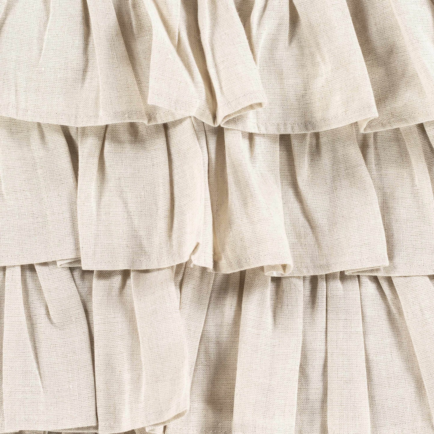 Revere Beige Ruffled Lumbar Pillow - Clearance - Loft&Timber