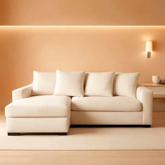 Spacious L Shaped Modular Sectional Sofa for Comfort-0