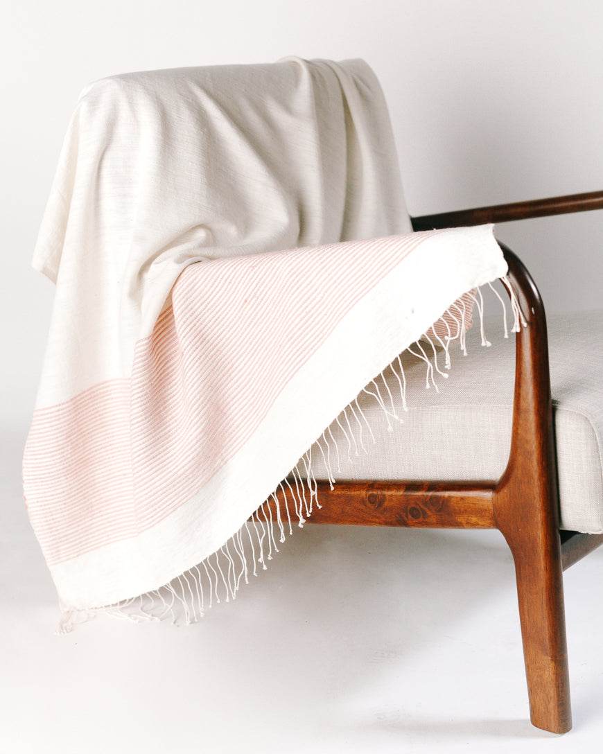 Riviera Cotton Throw Blanket - Loft&Timber