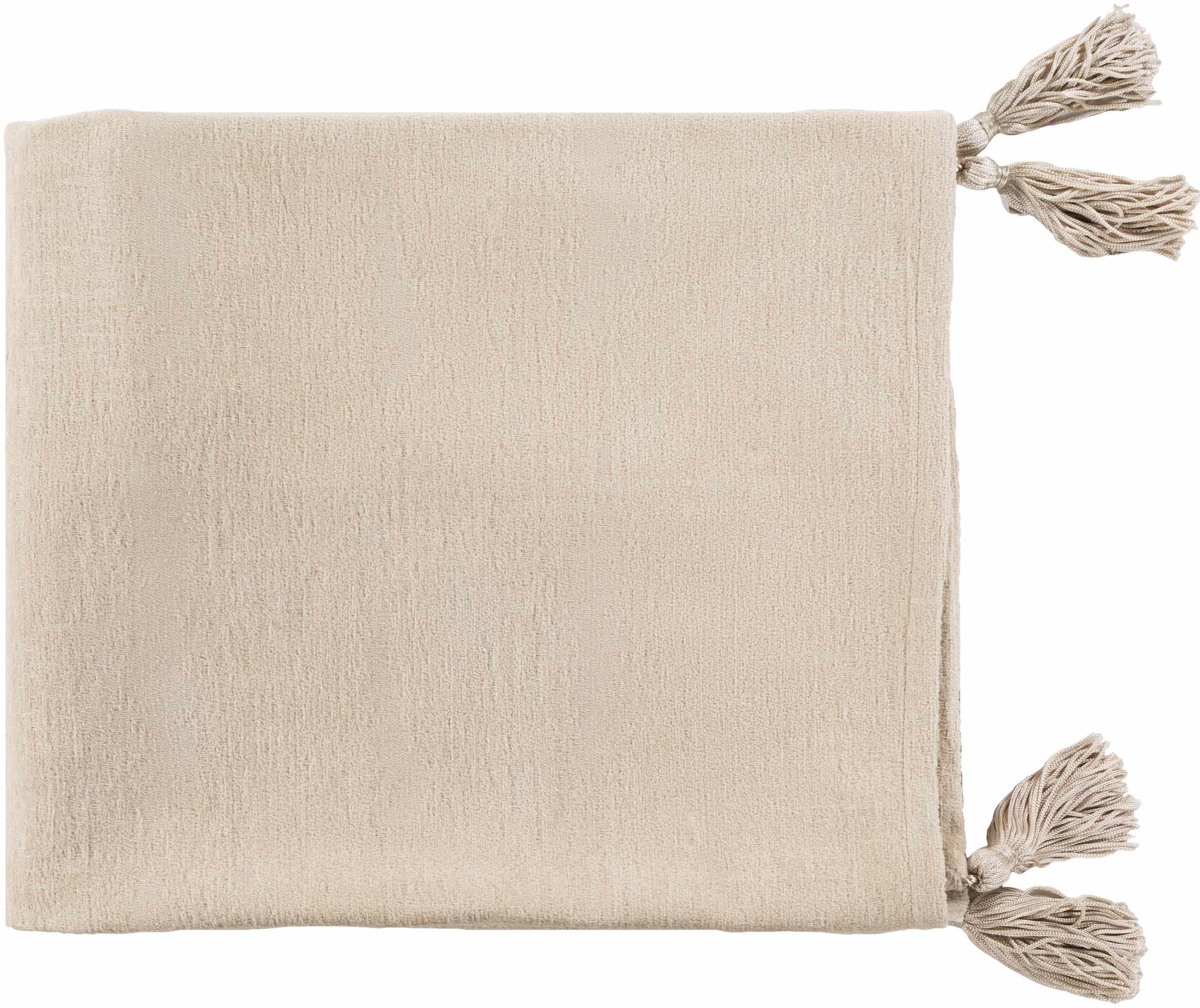 Beige Cotton Throw Blanket - Loft&Timber