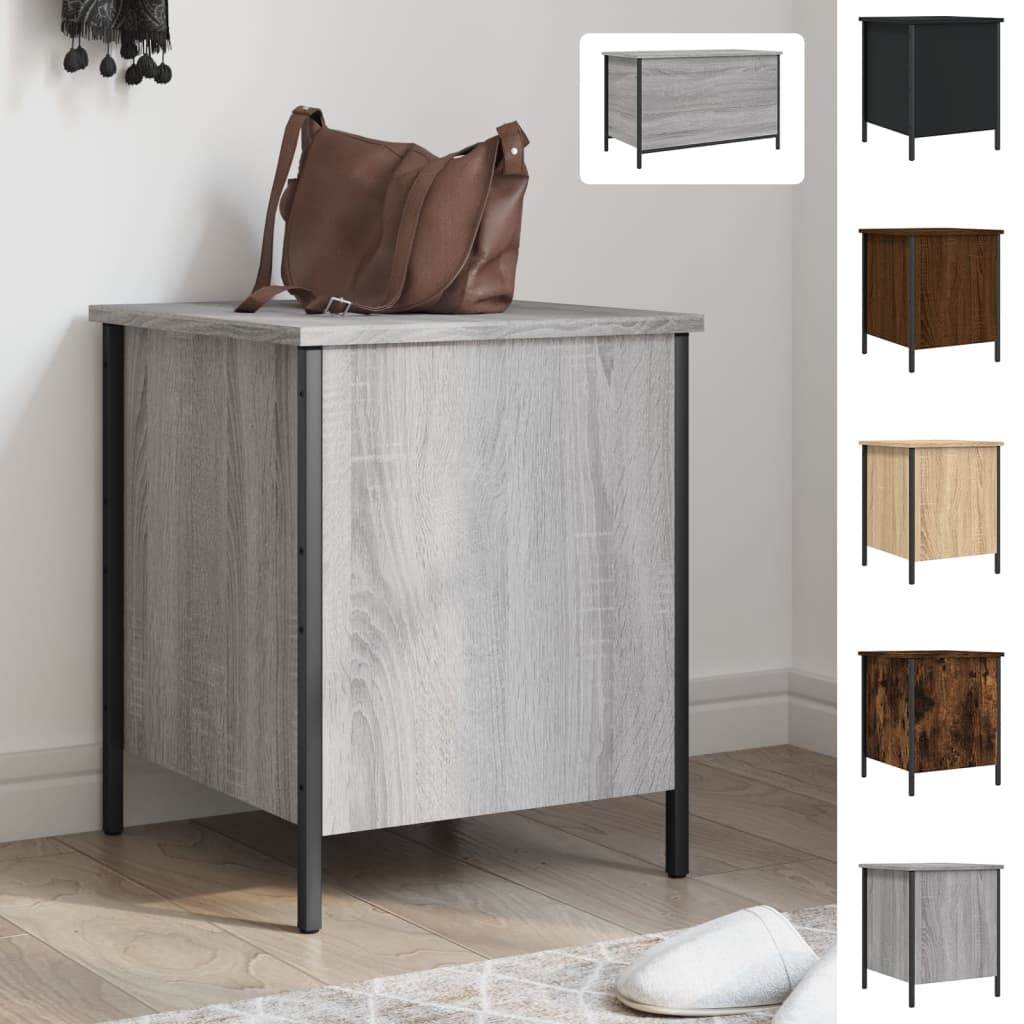 vidaXL Storage Bench Hallway Seat Toy Box Bench Furniture Engineered Wood - Loft&Timber