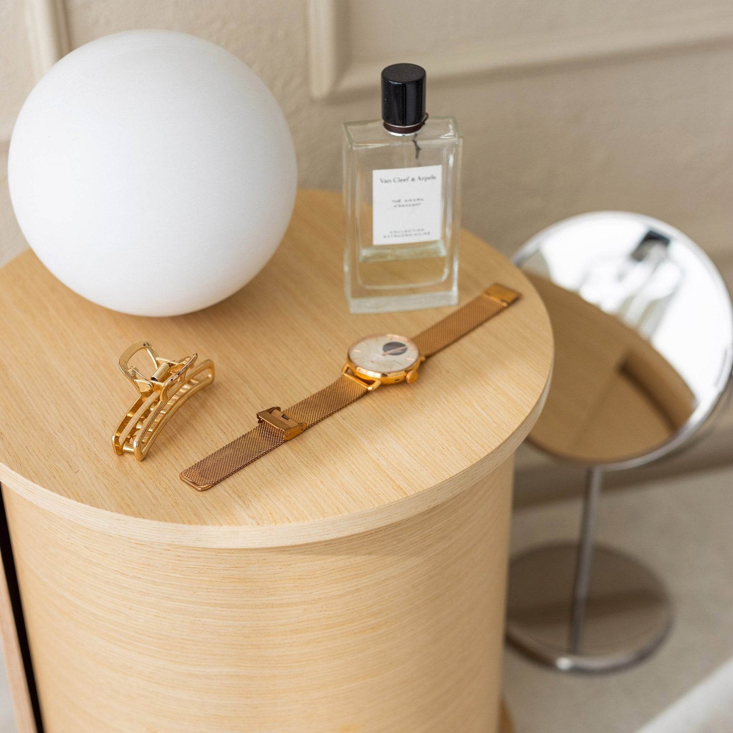 Wooden Makeup Organizer, Round Coffee Table, Nightstand - Loft&Timber
