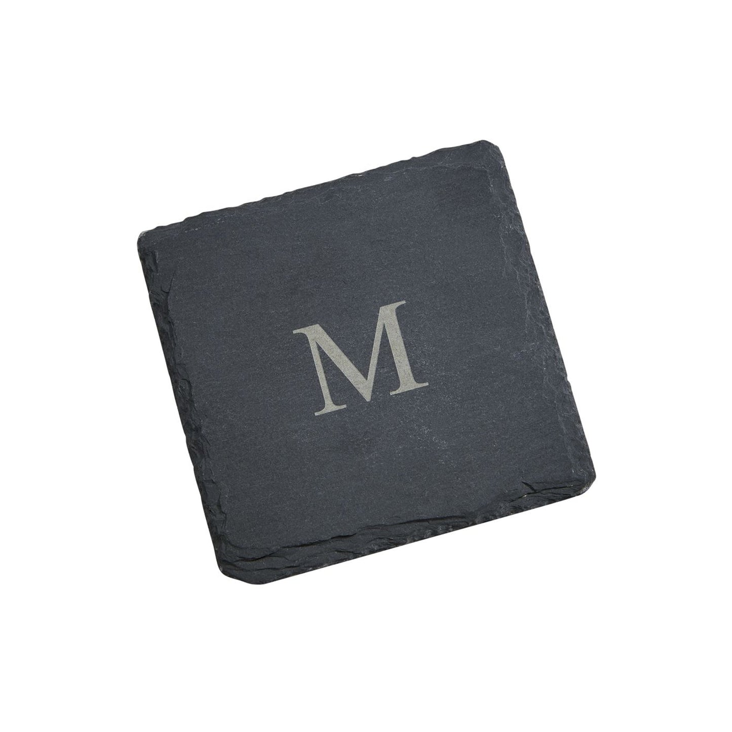 Set Of 4 Slate Coasters 4" Square - Loft&Timber