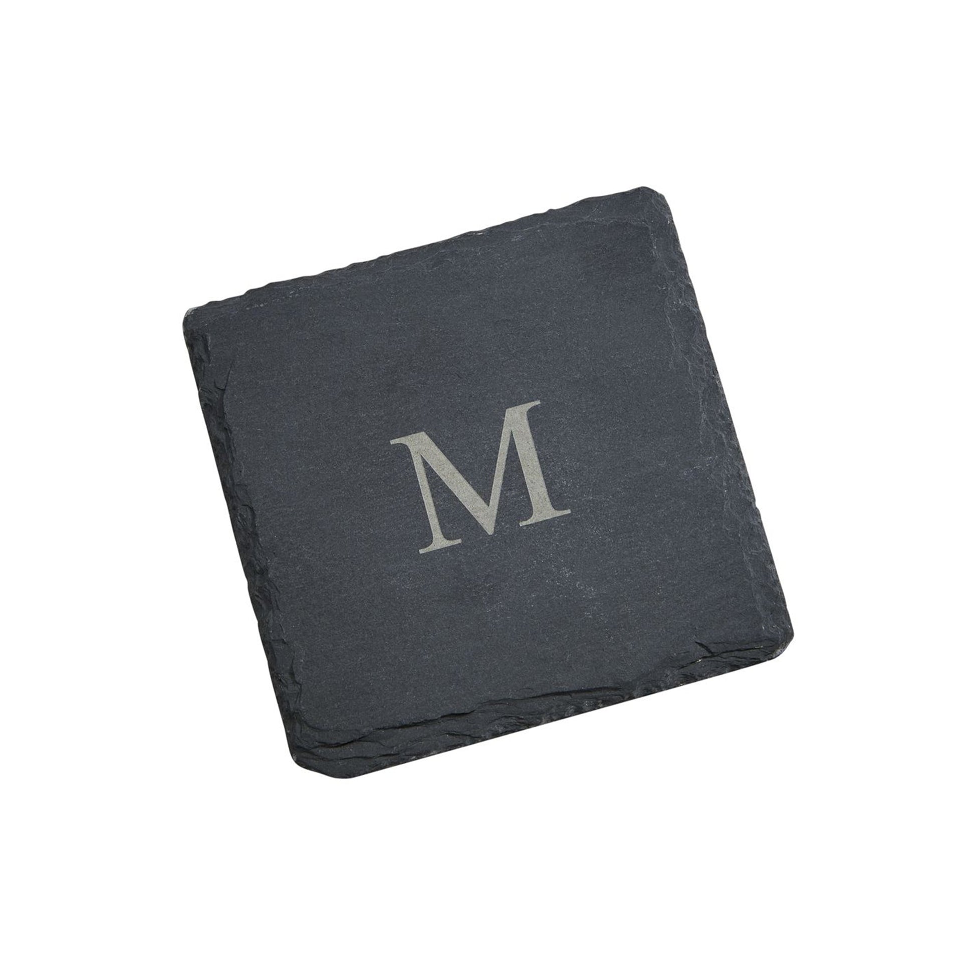 Set Of 4 Slate Coasters 4" Square - Loft&Timber
