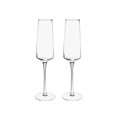 Classic Champagne Flutes Set - 9 oz - Loft&Timber