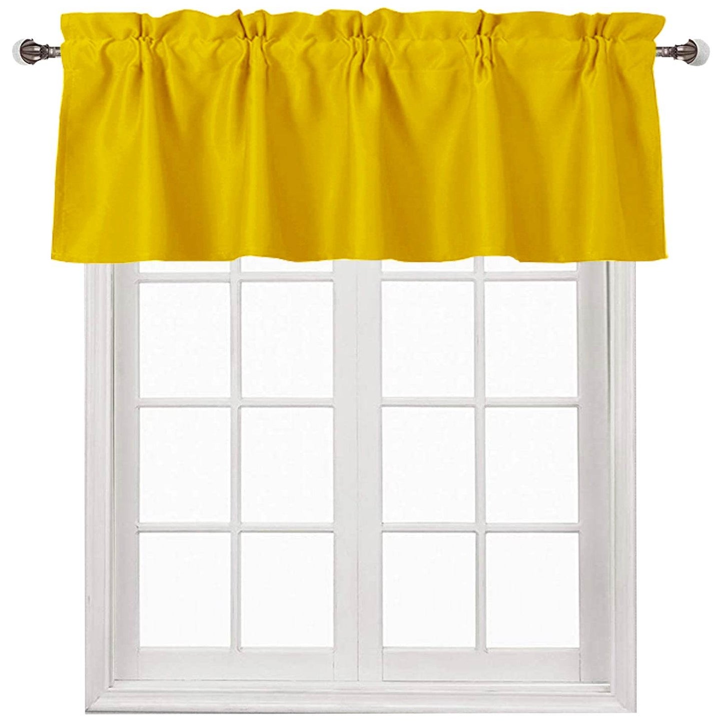 DWCN Blackout Valance Curtains for Kitchen, 1 Panel - Loft&Timber